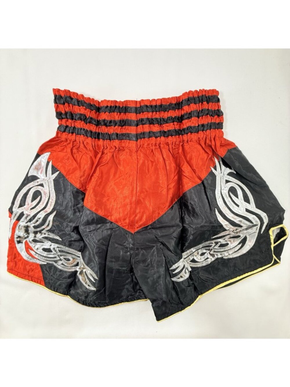Muay Thai Boxing Shorts Men Women Size L Fonts Colorful Embroidered Kickboxing - Picture 2 of 12